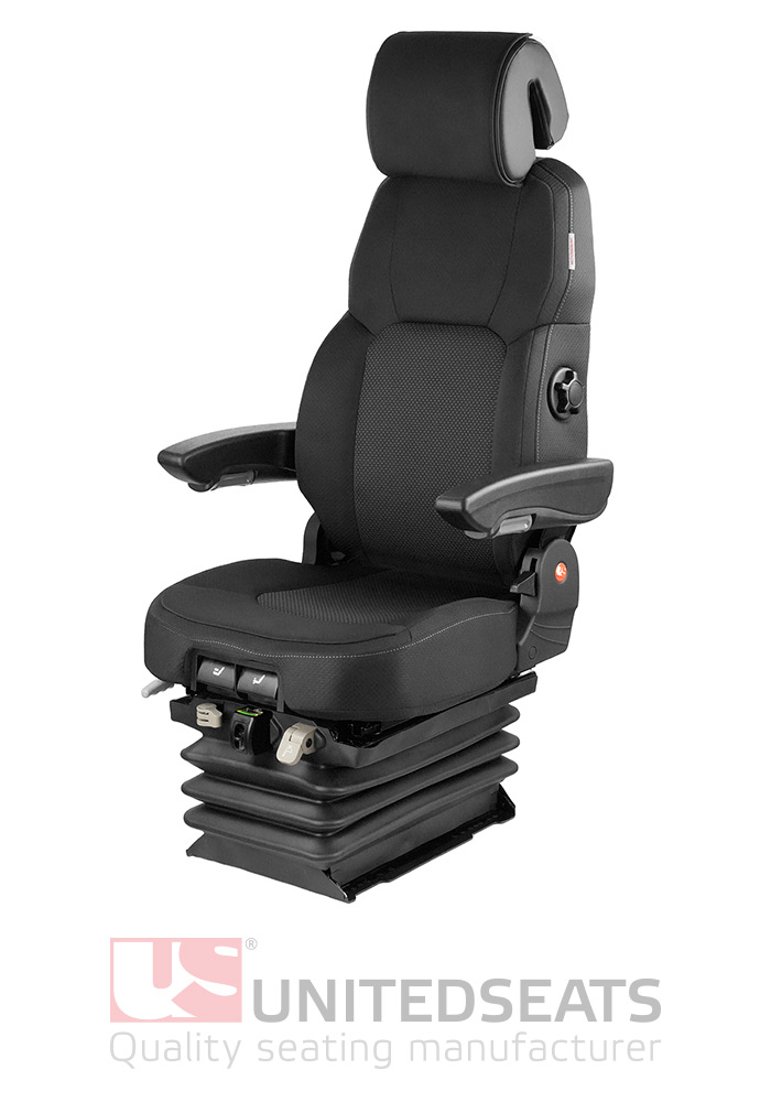 UnitedSeats LGV150/C8 Pro fabric with comfort headrest
