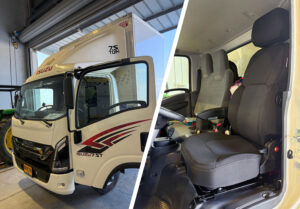 New UnitedSeats Air Seat installation for the ISUZU Sumo truck