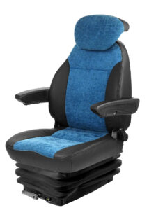 UnitedSeats CS85/C1 leather black fabric blue