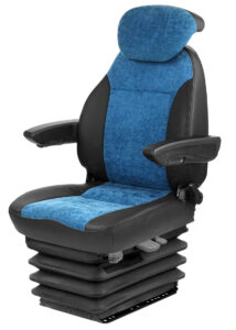 UnitedSeats LGV95/C1 leather black fabric blue