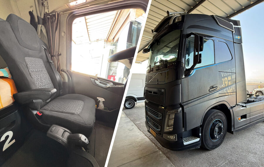 UnitedSeats dealer Asfir installs Voyager C65 Premium into a Volvo FH 540 truck