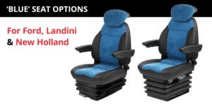 UnitedSeats offers 'blue' seat options for Ford, Landini and New Holland
