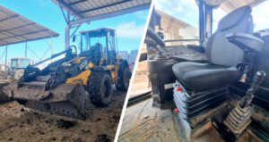 UnitedSeats air LGV84/C1 AR successfully installed into a JCB 413 loading shovel