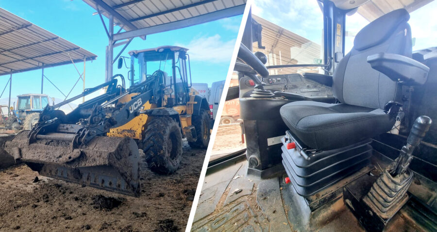 UnitedSeats air LGV84/C1 AR successfully installed into a JCB 413 loading shovel