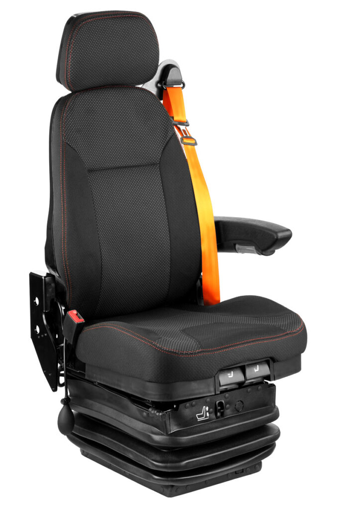 UnitedSeats air seat solutions for Volvo wheeled loaders with CDC controls
