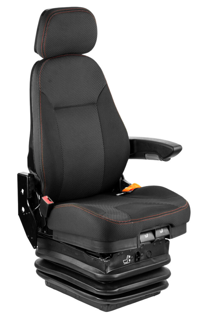 UnitedSeats air seat solutions for Volvo wheeled loaders with CDC controls
