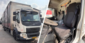 UnitedSeats dealer Asfir installs Voyager C70 seat in Volvo FL6 250 truck