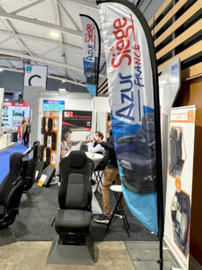 UnitedSeats dealer Azur Siège France represents UnitedSeats at the Solutrans show in Lyon
