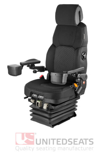 UnitedSeats LGV150/C8 Pro AHG fabric with ergonomic-armrests and joystick boxes