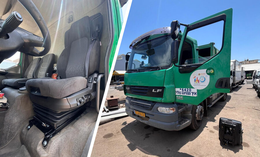 UnitedSeats Voyager C70 installed in a DAF LF truck