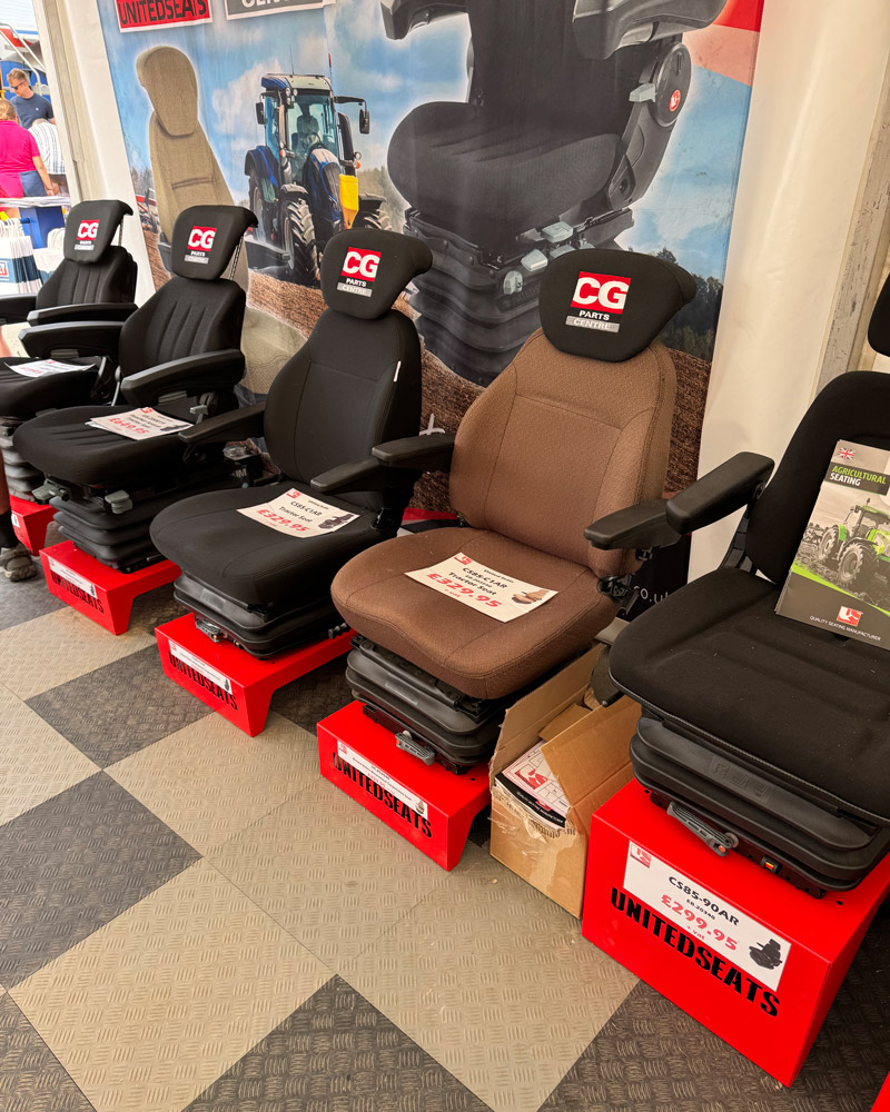UnitedSeats dealer Carpenter Goodwin attends the Royal Welsh show 2026