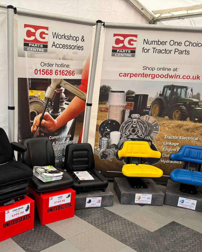 UnitedSeats dealer Carpenter Goodwin attends the Royal Welsh show 2026